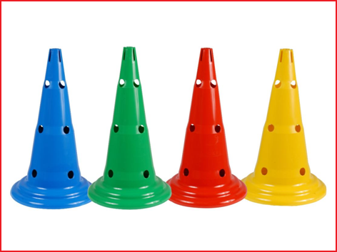 Foto van Multifunctionele kegel 50cm blauw