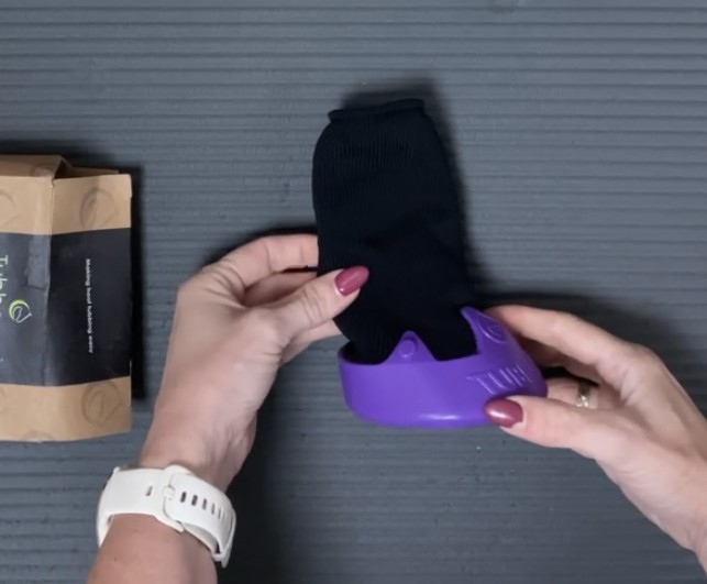Foto van Tubbease paars incl. velcro en extra pad